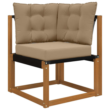 Utomhus Soffa Kudde Polyester Taupe 60 x 40 x 10 cm