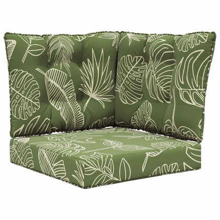 Utomhus Soffa Kudde Polyester Bladdesign 60 x 40 x 10 cm