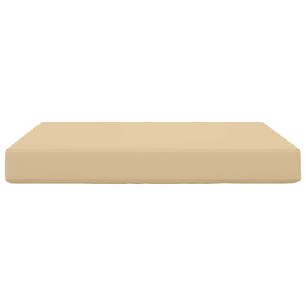 Utomhus Soffa Kudde Beige 80 x 80 x 8 cm Polyester
