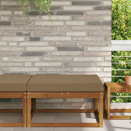 Utomhus Soffa Kudde Taupe 80 x 80 x 8 cm Polyester