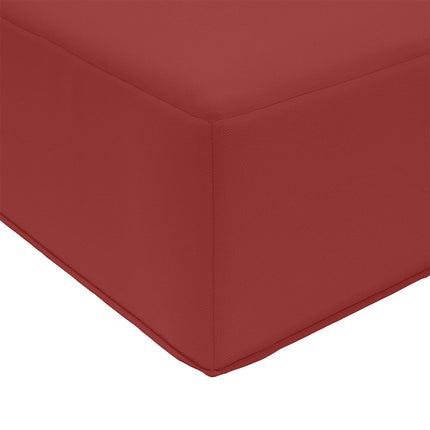 Utomhus Soffa Kudde Vinröd 80 x 80 x 8 cm Polyester