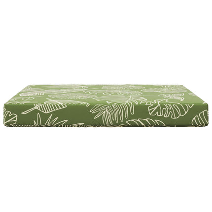 Utomhus Soffa Kudde Bladdesign 80 x 80 x 8 cm Polyester