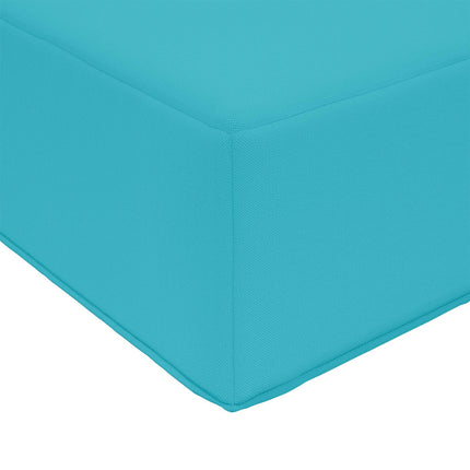 Utomhus Soffa Kudde Turkos 80 x 80 x 8 cm Polyester