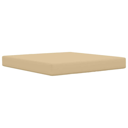 Utomhus Soffa Kudde Polyester Beige 80 x 80 x 8 cm