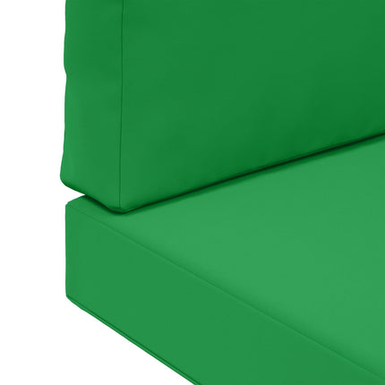 Utomhus Soffa Kudde 2 pcs Grön Polyester