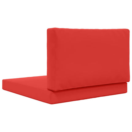 Utomhus Soffa Kudde Polyester Röd 80 x 80 x 8 cm