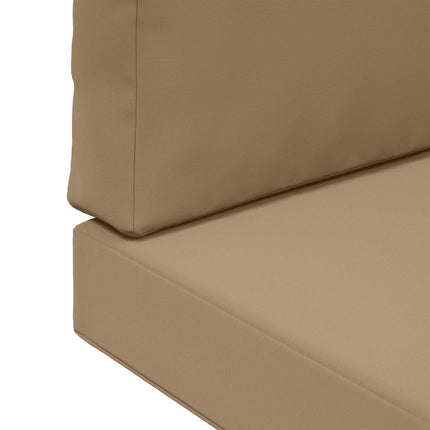 Utomhus Soffa Kudde 2 pcs Taupe Polyester