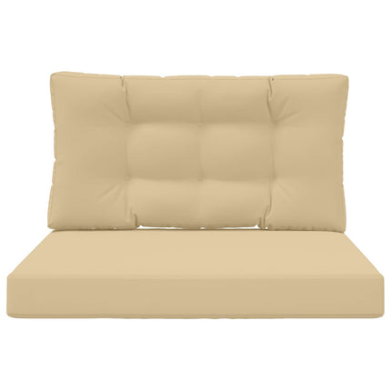 Utomhus Soffa Kudde Polyester Beige 80 x 80 x 8 cm