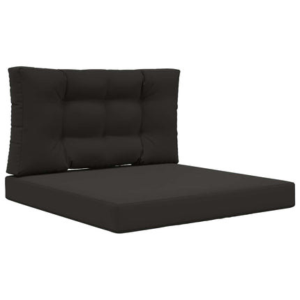 Utomhus Soffa Kudde Polyester Svart 80 x 80 x 8 cm