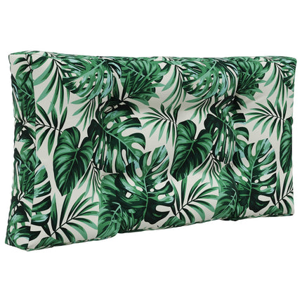 Utomhus Soffa Kudde Polyester Bladmönster 80 x 80 x 8 cm