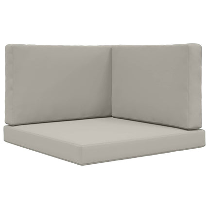 Utomhus Soffa Kudde Polyester Grå 80 x 80 x 8 cm