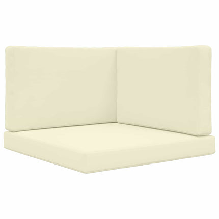 Utomhus Soffa Kudde 3 pcs Kräm Polyester