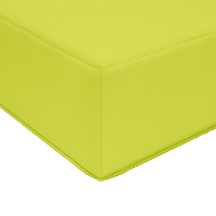 Utomhus Soffa Kudde 3 pcs Grön Polyester