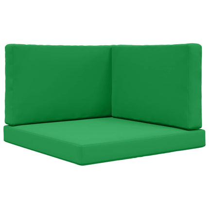 Utomhus Soffa Kudde 3 pcs Grön Polyester