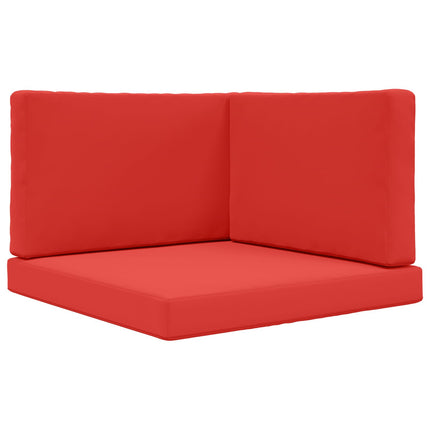 Utomhus Soffa Kudde Polyester Röd 80 x 80 x 8 cm
