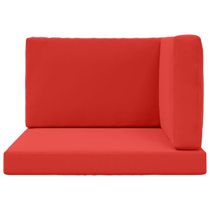 Utomhus Soffa Kudde Polyester Röd 80 x 80 x 8 cm