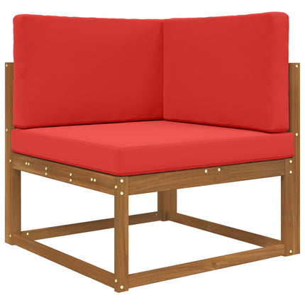 Utomhus Soffa Kudde Polyester Röd 80 x 80 x 8 cm