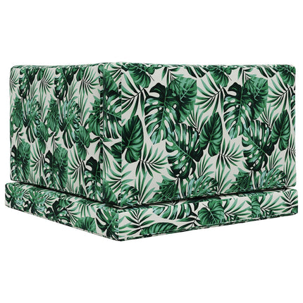 Utomhus Soffa Kudde 3 pcs Bladmönster Polyester