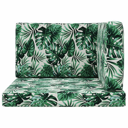 Utomhus Soffa Kudde Polyester Bladmönster 80 x 80 x 8 cm