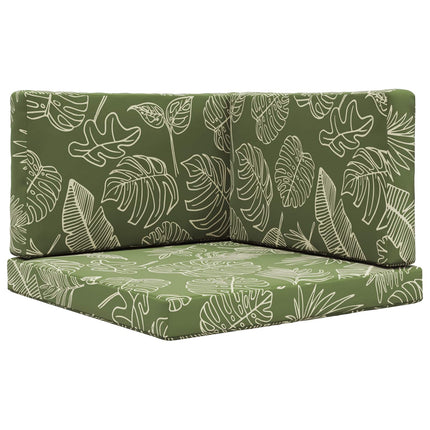 Utomhus Soffa Kudde Polyester Bladdesign 80 x 80 x 8 cm