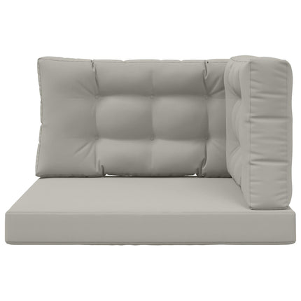 Utomhus Soffa Kudde 3 pcs Grå Polyester