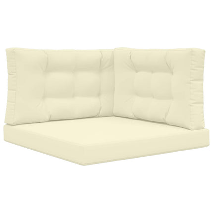 Utomhus Soffa Kudde 3 pcs Kräm Polyester