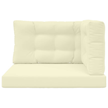 Utomhus Soffa Kudde 3 pcs Kräm Polyester