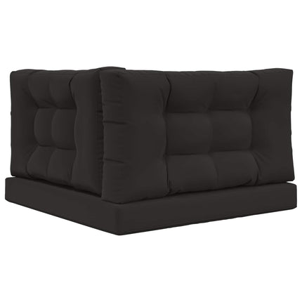 Utomhus Soffa Kudde Polyester Svart 80 x 80 x 8 cm