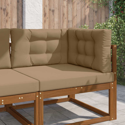 Utomhus Soffa Kudde 3 pcs Taupe Polyester