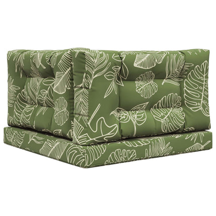 Utomhus Soffa Kudde 3 pcs Bladdesign Polyester