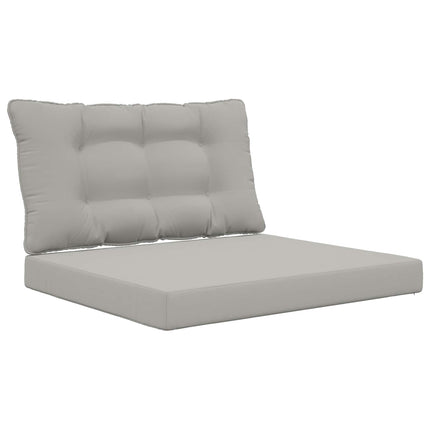 Utomhus Soffa Kudde 2 pcs Grå Polyester