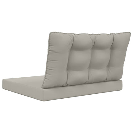 Utomhus Soffa Kudde 2 pcs Grå Polyester