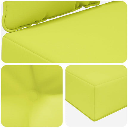 Utomhus Soffa Kudde 2 pcs Grön Polyester