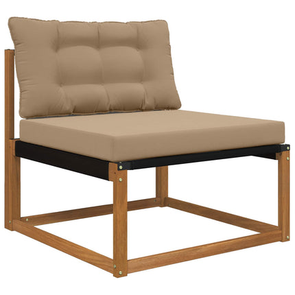 Utomhus Soffa Kudde 2 pcs Taupe Polyester