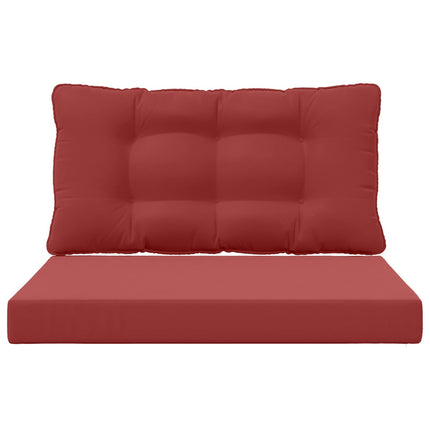 Utomhus Soffa Kudde 2 pcs Vinröd Polyester