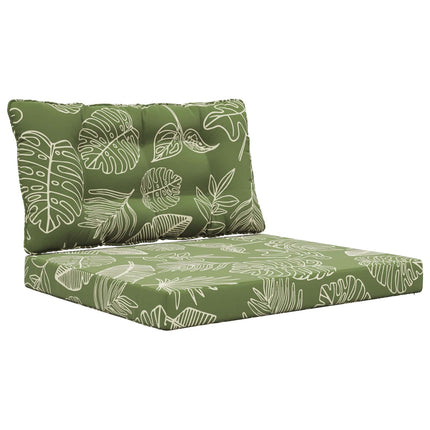 Utomhus Soffa Kudde 2 pcs Bladdesign Polyester