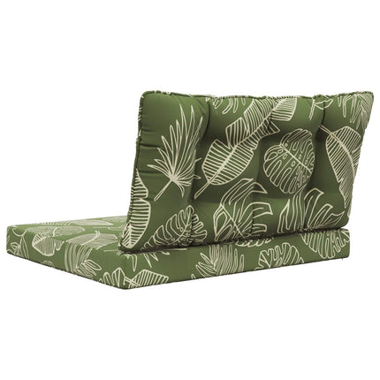 Utomhus Soffa Kudde 2 pcs Bladdesign Polyester