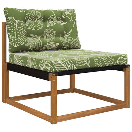 Utomhus Soffa Kudde Polyester Bladdesign 80 x 68,5 x 8 cm