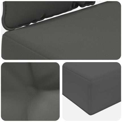 Utomhus Soffa Kudde 3 pcs Antracit Polyester