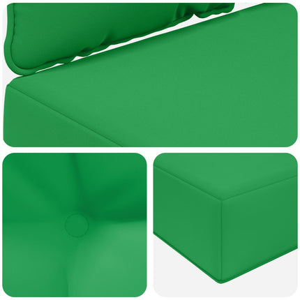 Utomhus Soffa Kudde 3 pcs Grön Polyester