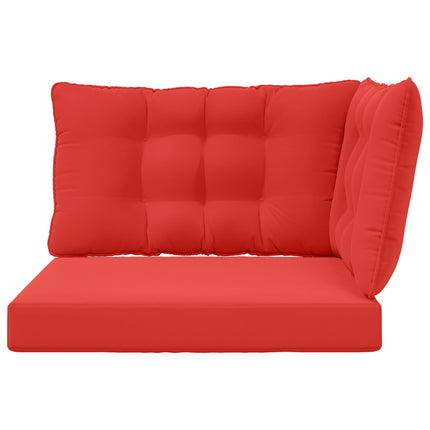 Utomhus Soffa Kudde Polyester Röd 80 x 43 x 10 cm