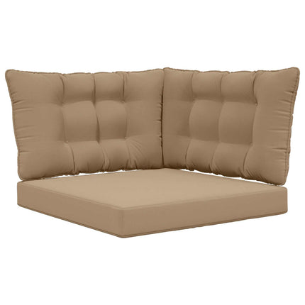 Utomhus Soffa Kudde 3 pcs Taupe Polyester