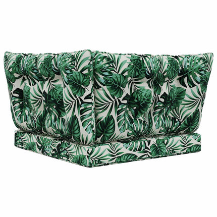 Utomhus Soffa Kudde 3 pcs Bladmönster Polyester