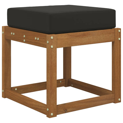 Utomhus sitskudde Svart 40 x 40 x 8 cm 100% Polyester