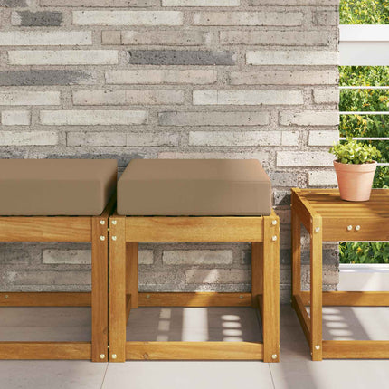 Utomhus sitskudde Taupe 40 x 40 x 8 cm 100% Polyester