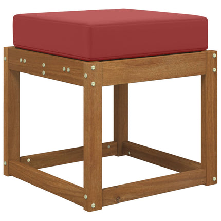 Utomhus sitskudde Vinröd 40 x 40 x 8 cm 100% Polyester