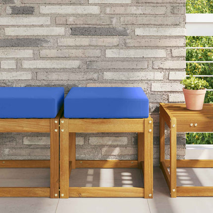 Utomhus sitskudde Turkos 40 x 40 x 8 cm 100% Polyester