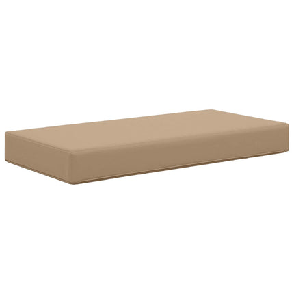 Utomhus sitskudde Taupe 80 x 40 x 8 cm 100% Polyester