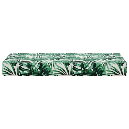 Utomhus sitskudde Tropiska Blatt 80 x 40 x 8 cm 100% Polyester