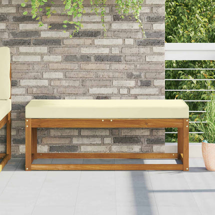 Utomhus sitskudde Kräm 115 x 40 x 8 cm 100% Polyester